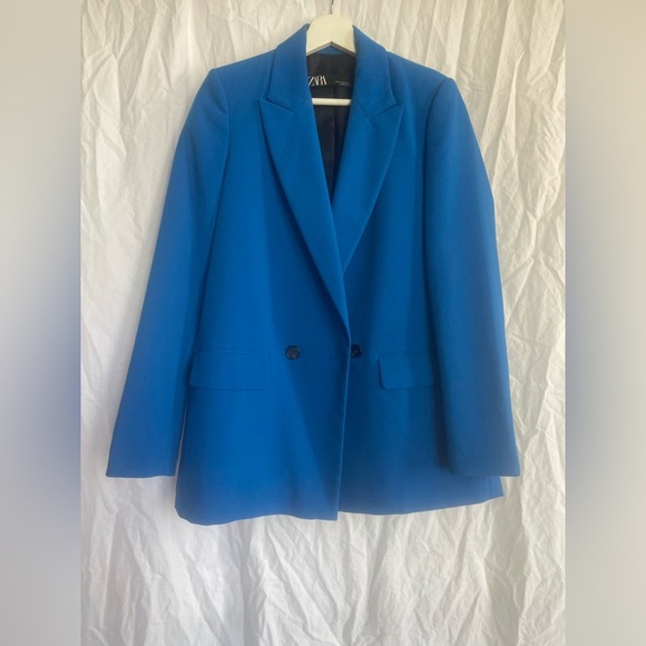 Zara basic blazer royal blue Size XS - Picture 8 of 13